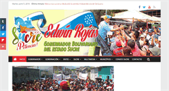 Desktop Screenshot of edosucre.gov.ve